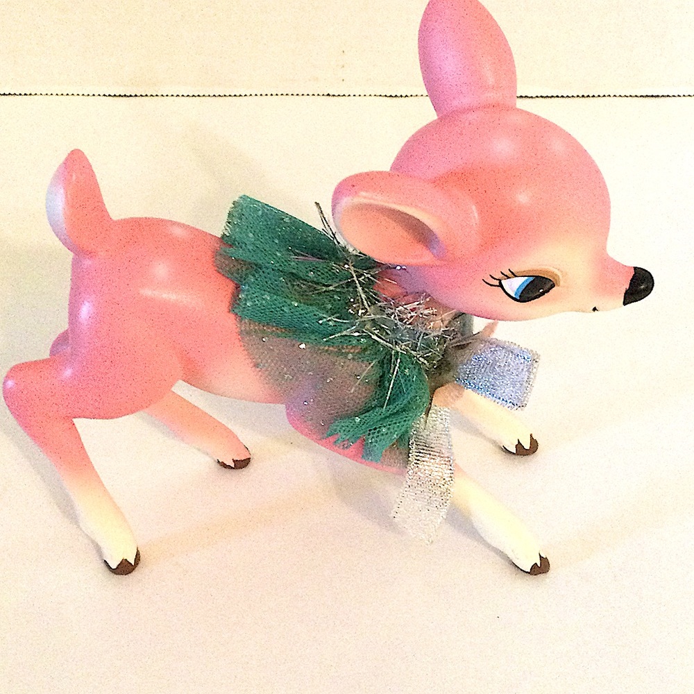 Newer Pink Holiday Deer